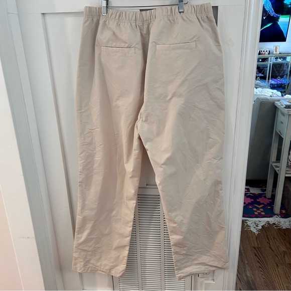 FEAR OF GOD ESSENTIALS Straight Leg Appliquéd Cotton-Blend Drawstring Trousers - Picture 5 of 9